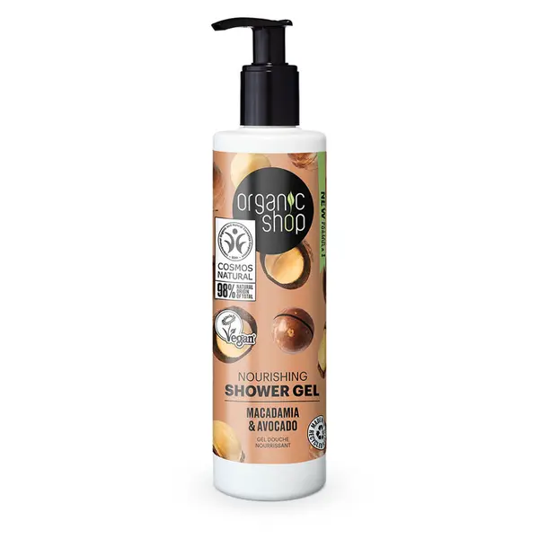 ORGANIC SHOP Vyživující sprchový gel Makadamie a avokádo 280 ml