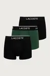 Lacoste  přiléhavé boxerky pánské bavlněné s elastanem 3-pack