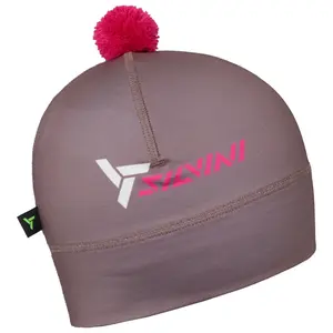 Unisex čepice silvini spinga hnědá/růžová s/m