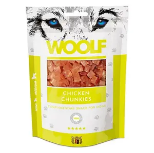 WOOLF Chicken chunkies pochoutka pro psy 100 g