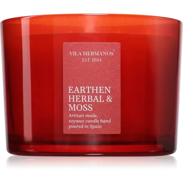 Vila Hermanos Earthen Herbal & Moss vonná svíčka 350 g