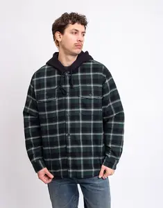 Carhartt WIP Cobrin Shirt Jacket Cobrin Check, Dark Scarab M