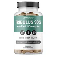 MOVIT ENERGY Tribulus 90% kotvičník 500 mg 4 v 1 90 kapslí