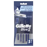 GILLETTE Blue II Jednorázový holící strojek 5 ks