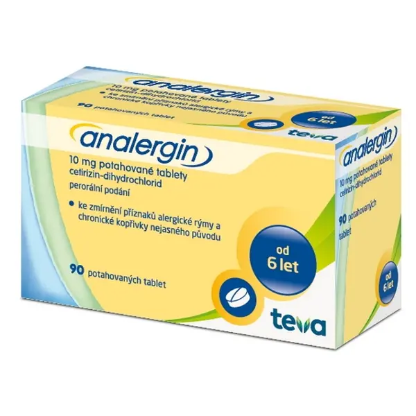 ANALERGIN 10 mg 90 potahovaných tablet