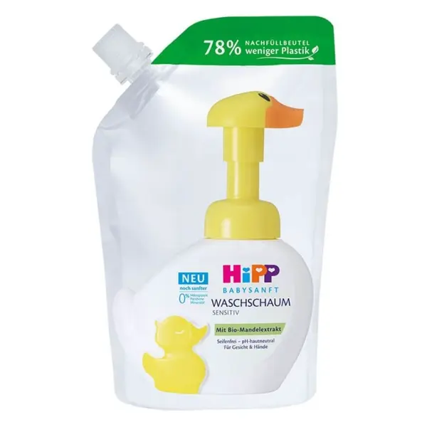 HIPP Babysanft pěna na mytí náplň kachna 250 ml