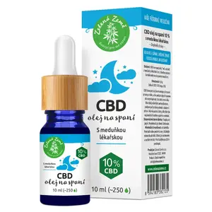 ZELENÁ ZEMĚ CBD kapky na spaní 10 ml