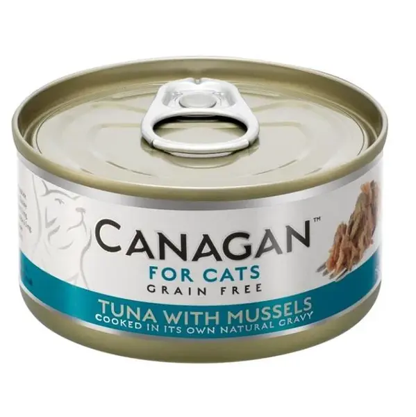 CANAGAN Tuna with mussels konzerva pro kočky 75 g