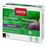 ORTIS Fructolax Ovoce & Vláknina 12 žvýkacích kostek
