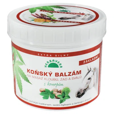 HERBAVERA Koňský balzám s konopím 500 ml
