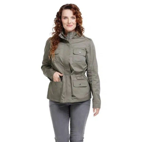 Bushman Dámská bunda Nora, tmavá khaki XXL