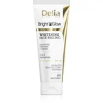 Delia Cosmetics Bright'n'Glow rozjasňující peeling na obličej 75 ml