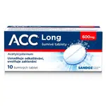 ACC LONG 600 mg 10 šumivých tablet