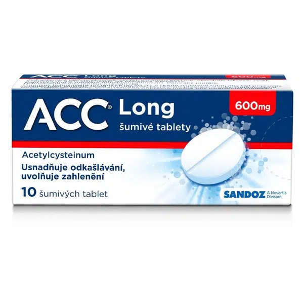 ACC LONG 600 mg 10 šumivých tablet