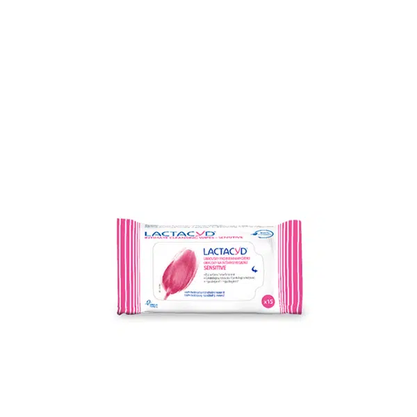 LACTACYD Ubrousky pro intimní hygienu Sensitive 15 kusů