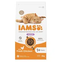 IAMS Cat Adult/Senior Hairball Chicken granule pro kočky, Hmotnost balení (g): 2 kg