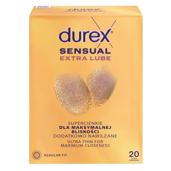 DUREX Sensual extra lube 20 kusů