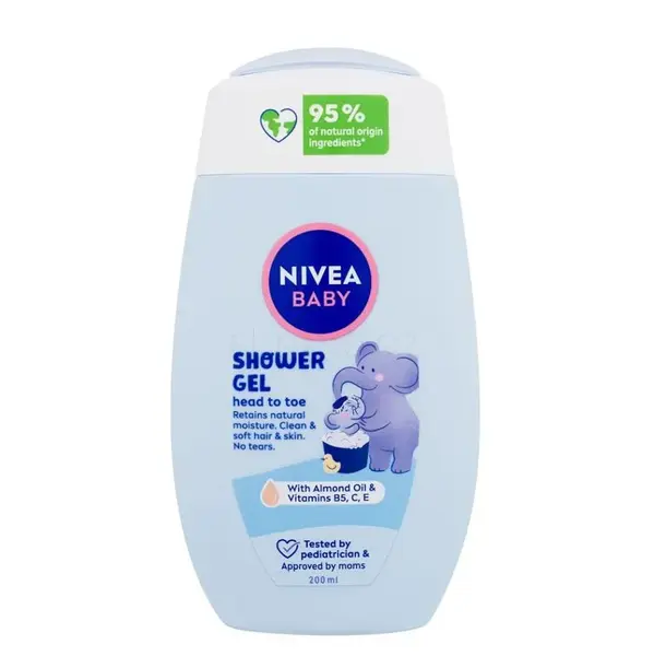 NIVEA Baby sprchový gel pro celé tělo a vlásky 200 ml