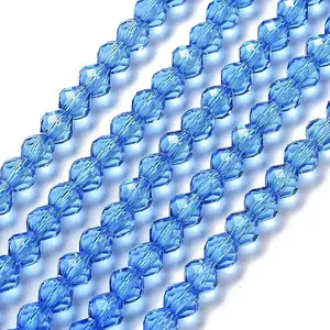 Transparent Glass Beads Strands
