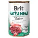 BRIT Paté & meat venison konzerva pro psy 400 g