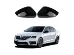 Kryty zrcátek Škoda Octavia MK3 2017 - 2019 černé lesklé