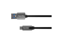 Kabel KRUGER & MATZ KM0347 USB 3.0/USB-C 0,5m Black
