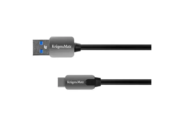 Kabel KRUGER & MATZ KM0347 USB 3.0/USB-C 0,5m Black