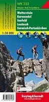 WK 322 Wetterstein, Karwendel, Seefeld, Leutasch, Garmisch Partenkirchen 1:50 000 / turistická mapa