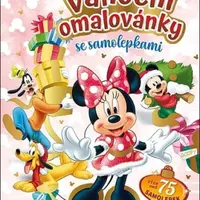 Vánoční omalovánky se samolepkami - Minnie