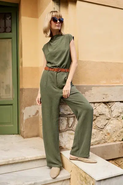 Marisse Women's Dress L-Su-4643 Olive