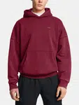 Men's sweatshirt Under Armour UA Icon HWT Flc Wash OS Hood-RED - Men's