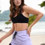 85389 Dewberry Womens Swim Shorts with Inner Tights-MOR