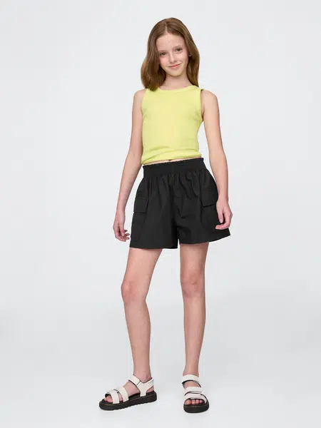 GAP Children's poplin cargo shorts - Girls