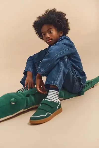 Dětské tenisky Liewood Claudina Sneakers zelená barva, LW20329