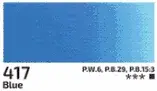 Akrylová barva Rosa 200ml – 417 blue