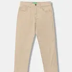 Dětské kalhoty United Colors of Benetton béžová barva, 4RHPCE04D