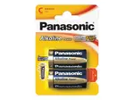 Baterie C (R14) alkalická PANASONIC Alkaline Power 2ks / blistr - rozbaleno - bez originálního obalu