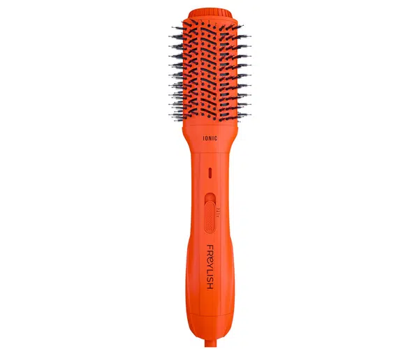 Oválný horkovzdušný kartáč na vlasy Freylish Hot Air Brush 2.0 - 1000 W, oranžový + dárek zdarma
