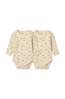 Kojenecké body Liewood Yanni Grow Printed LS Bodystocking 2-Pack