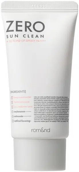Rom&nd Opalovací krém na obličej (Zero Sun Clean) 50 ml 02 Tone Up