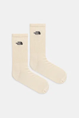 Ponožky The North Face 2-pack béžová barva, NF0A8EGPLE71