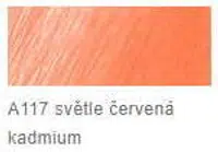 Akvarelová pastelka AD – 117 Light cadmium red