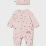 Dupačky a kojenecká čepička Mayoral Newborn 2717