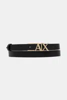 Kožený pásek Armani Exchange dámský, hnědá barva, XW002127 AF17157