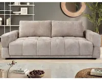 Rozkládací pohovka Dante, béžová strukturovaná tkanina