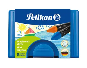 Pelikan - Voskové pastelky 8 ks