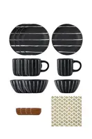 Pikniková sada pro 4 osoby House Doctor Brunch HDLine 17-pack více barev