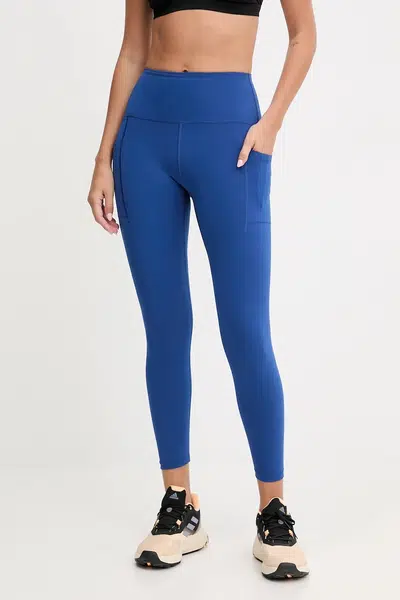 Tréninkové legíny New Balance dámské, modrá barva, WP51268GAB