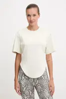 Tréninkové tričko adidas by Stella McCartney dámské, béžová barva, JX6775