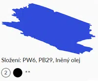 Olejová barva Umton 20ml – 0095 Kobaltová modř odstín